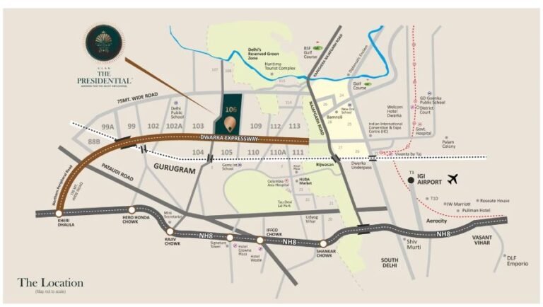 Elan The Presidential Sector 106 Gurgaon – 3, 4 & 5 BHK Luxury